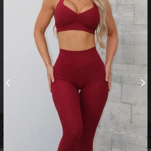 Bombshell V BACK LEGGINGS - Picture 1 of 8